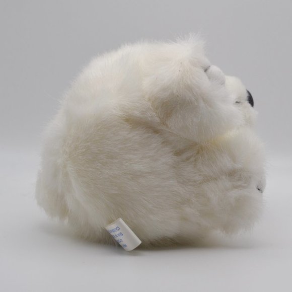 Crystal the White Bear Puffkins by Swibco Style 6653 Bean Bag Plush - Picture 5 of 8